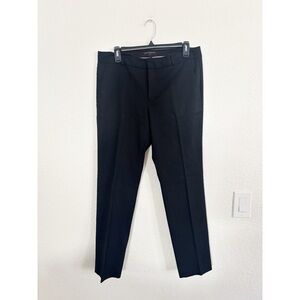 Banana Republic Ryan Black Straight Leg Trousers